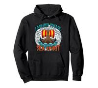 Viking Longship Sea Spirit Norse Mythology Art Pullover Hoodie