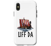 Viking Longship - Uff Da - Medieval Scandinavian History Case for iPhone X/XS