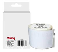 Viking LW Label Roll Compatible DYMO 99015 WB-DMRL99015-WT Adhesive Black on White 54 x 64 mm Thermal 320 Labels
