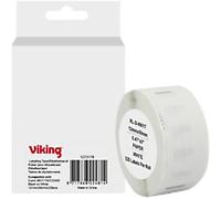 Viking LW Label Roll Compatible DYMO 99017 WB-DMRL99017-WT Adhesive Black on White 12 x 60 mm Thermal 220 Labels