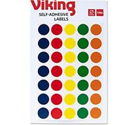 Viking Marking Dots Adhesive Assorted 13 mm Pack of 140