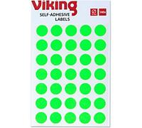 Viking Marking Dots Adhesive Green 13 mm Pack of 140