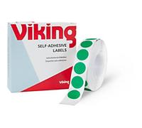 Viking Marking Dots Adhesive Green 19 mm Pack of 1280