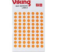 Viking Marking Dots Adhesive Orange 8 mm Pack of 490