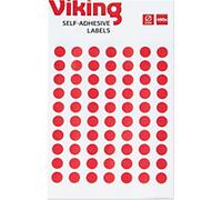 Viking Marking Dots Adhesive Red 8 mm Pack of 490
