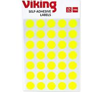 Viking Marking Dots Adhesive Yellow 13 mm Pack of 140
