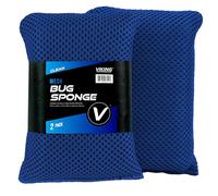 VIKING Mesh Bug Sponge, Car Wash Sponge for Cleaning Bugs and Tar, Royal Blue, 4 inch by 6 inch, 2 Pack