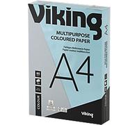Viking Multipurpose A4 Coloured Paper Pastel Blue 80 gsm 500 Sheets