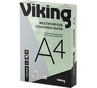 Viking Multipurpose A4 Coloured Paper Pastel Green 80 gsm 500 Sheets