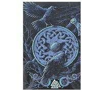 Viking Myth 1000 Piece Jigsaw Puzzles for Adults Wooden Puzzle Challenging Game Family for Gifts （78×53cm）