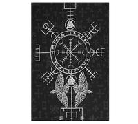 Viking Myth Wooden Jigsaw Puzzle for Adults 1000 Piece Puzzles for Kids Challenging Game 78×53cm