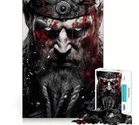 Viking Mythology 1000 Piece Jigsaws Creative Skill Toy Tight Lock No Loose Pieces Bonding Activity for Loved Ones (50x75cm)