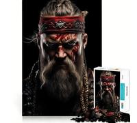 Viking Mythology 1000 Piece Teenager Puzzles Brain Boosting Play Tight Interlock No Gaps Relaxing Indoor Group Activity (38x52cm)