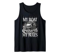 Viking Mythology Pagan Nordic Culture My Boat My Rules Tank Top