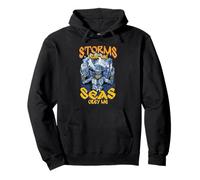Viking Mythology Pagan Nordic Culture Storms Fear Me Pullover Hoodie