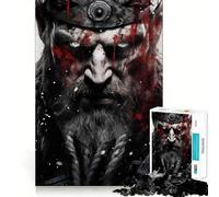 Viking Mythology Puzzle for Adults 1000 Pieces Memory Play Game Firm Fit Secure Assembly Meaningful Connection Building Game (38x26cm)