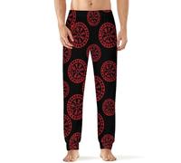 Viking Nordic Compass Men's Pajama Pants Soft Lounge Bottoms With Pocket Sleep Pants Loungewear
