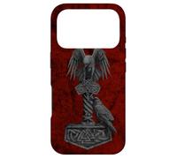 Viking Norse Mythology Thor's Mjolnir Odin's Huginn & Muninn Case for iPhone 17 Pro