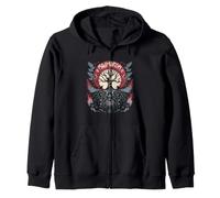 Viking Norse Mythology Tree Zip Hoodie