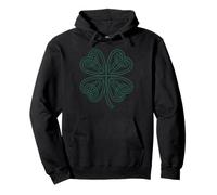 Viking Norse St Patrick's Shamrock Celtic Retro Pullover Hoodie