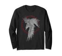 Viking Odin Raven Huginn & Muninn Scandinavian Mythology Tee Long Sleeve T-Shirt