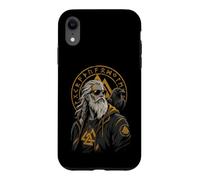 Viking Old Norse Mythology God Odin Raven Nordic Warrior Case for iPhone XR