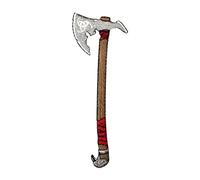 Viking Patch, Viking Axe Patch, Embroidered Iron on Sew on Patch Badge for Clothes etc. 10.5x3 cm
