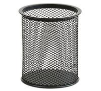 Viking Pencil Cup Wire Mesh Black 9 x 9 x 10 cm