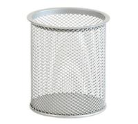 Viking Pencil Cup Wire Mesh Silver 9 x 9 x 10 cm
