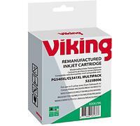 Viking PG-540XL / CL-541XL Compatible Canon Ink Cartridge Black & 3 Colours Pack of 2 Multipack