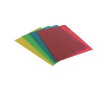Viking Premium Cut Flush Folder A4 Assorted Polypropylene 120 Microns Pack of 100