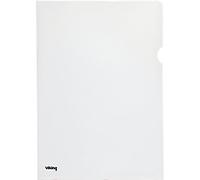 Viking Premium Cut Flush Folder A4 Transparent PP (Polypropylene) 120 microns Pack of 100
