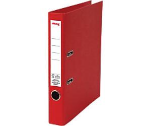 Viking Premium Narrow Lever Arch File A4 50 mm Red 2 Rings Plastic Matt Portrait