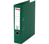 Viking Premium Wide Lever Arch File A4 75 mm Dark Green 2 Rings Plastic Matt Portrait