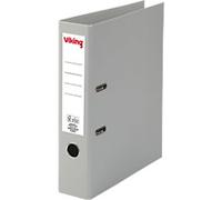 Viking Premium Wide Lever Arch File A4 75 mm Grey 2 Rings Plastic Matt Portrait