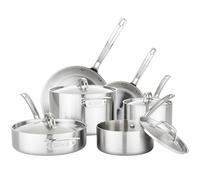 Viking Professional 5-Ply Stainless Steel Cookware Set, 10 Piece