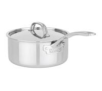 Viking PureGlide Pro 3-Ply Nonstick Sauce Pan, Made Without PFAS, 3-Quart Induction Cooking Pot with Lid, Metal Utensil Safe Titanium Nonstick Surface, Oven Safe to 600F