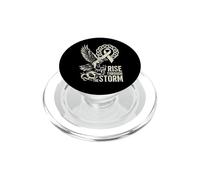 Viking Raven Lung Cancer - Rise Through The Storm - Norse PopSockets PopGrip for MagSafe