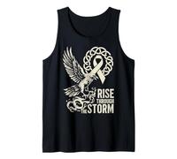 Viking Raven Lung Cancer - Rise Through The Storm - Norse Tank Top