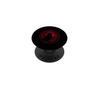 Viking Raven Runic Letters Norse Symbolism Red Circle PopSockets Adhesive PopGrip