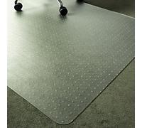 Viking Realspace Chair Mat Polymer Rectangular Transparent 120 x 90 cm Soft Floor