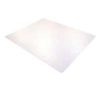 Viking Realspace Premium Chair Mat Polycarbonate Rectangular Transparent 120 x 90 cm Soft Floor