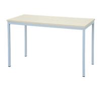 Viking Realspace Rectangular Table Maple MFC (Melamine Faced Chipboard), Steel Silver 1,400 x 700 x 750 mm