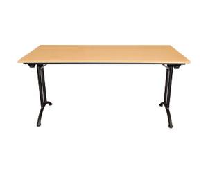 Viking Realspace Standard Rectangular Folding Table Beech Steel, Wood Brown 1,800 x 800 x 750 mm