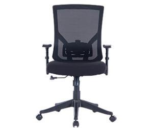 Viking Realspace Vienna Office Chair Basic Tilt Mesh Height-Adjustable Armrest Height-Adjustable Seat Black 110 kg 675 x 670 x 1,035 mm