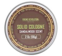 Viking Revolution Sandalwood Mens Solid Cologne Men 2 Oz - Men Solid Perfume with Sandalwood Cologne for Men - Balm Cologne for Mens Cologne Balm Trav