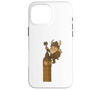 Viking Riding Big Ben Boys Girls Men Women Kids Adult London Case for iPhone 16 Pro Max
