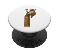 Viking Riding Big Ben Boys Girls Men Women Kids Adult London PopSockets Adhesive PopGrip