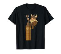 Viking Riding Big Ben Boys Girls Men Women Kids Adult London T-Shirt