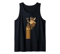 Viking Riding Big Ben Boys Girls Men Women Kids Adult London Tank Top